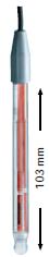 Electrod combinat de pH pentru solutii alcaline probe cu temperatura ridicata sau varibila
